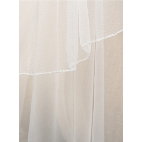 Two-tier Pencil Edge Waltz Bridal Veils