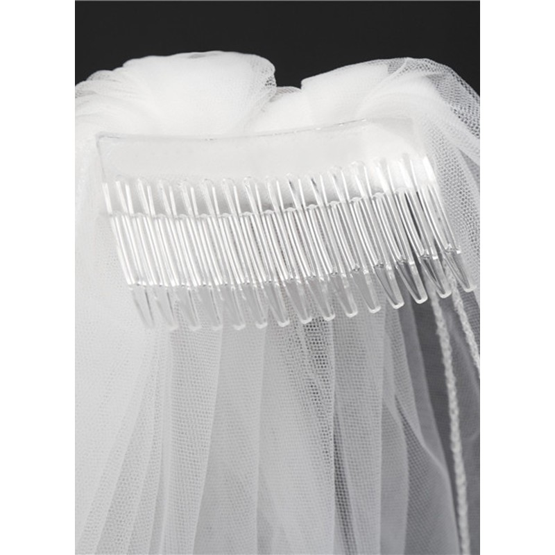 Two-tier Pencil Edge Waltz Bridal Veils