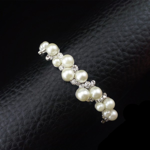 Ladies' Classic Alloy With Irregular Cubic Zirconia Bracelets