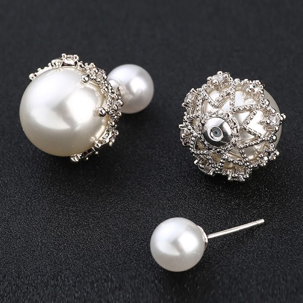 Ladies' Exquisite Alloy With Irregular Rhinestone Earrings