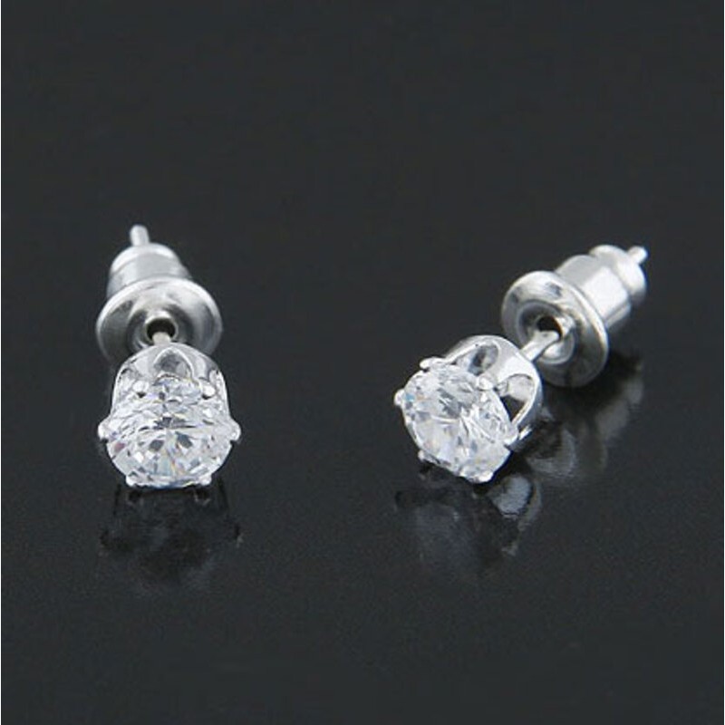 Ladies' Shining Alloy With Irregular Rhinestone Earrings