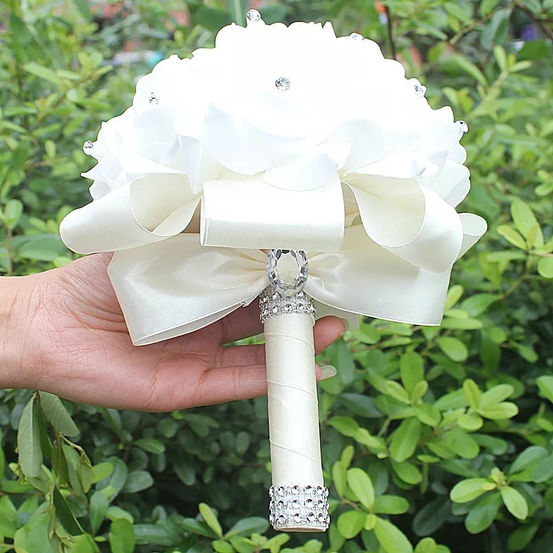 Round Foam Bridal Bouquets (Sold in a single piece) -