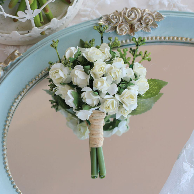 Round Foam Bridesmaid Bouquets (Sold in a single piece) -