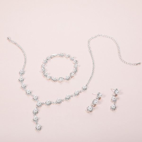 Ladies' Alloy With Irregular Rhinestone Jewelry Sets