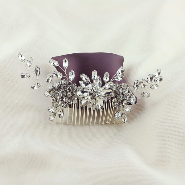 Combs & Barrettes/Headpiece Glamourous With Crystal (Sold in single piece)