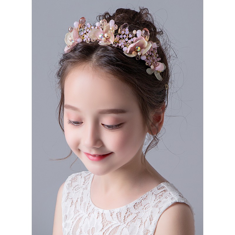 Alloy With Flower/Sequin Headbands