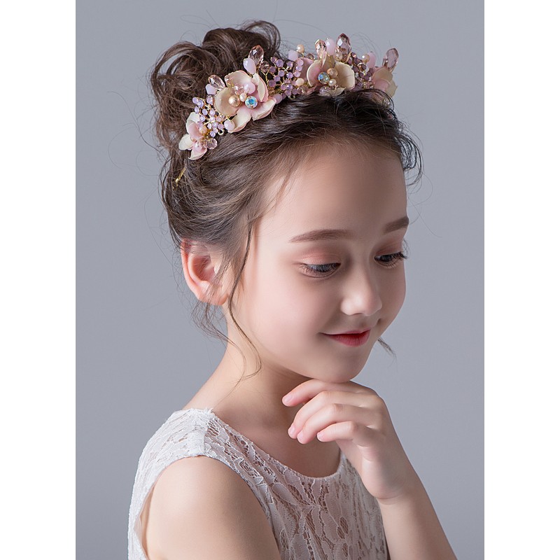 Alloy With Flower/Sequin Headbands