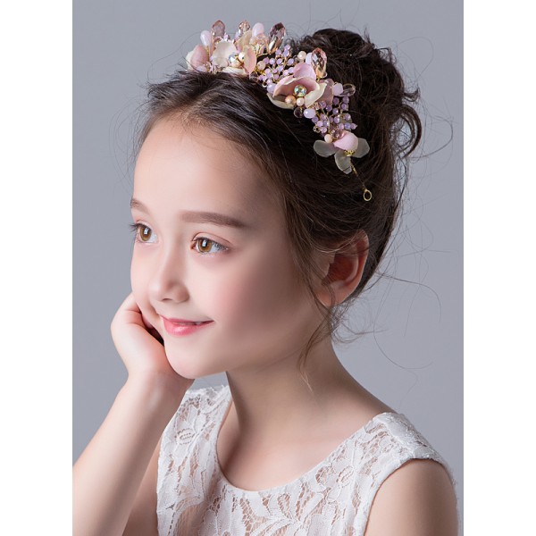 Alloy With Flower/Sequin Headbands