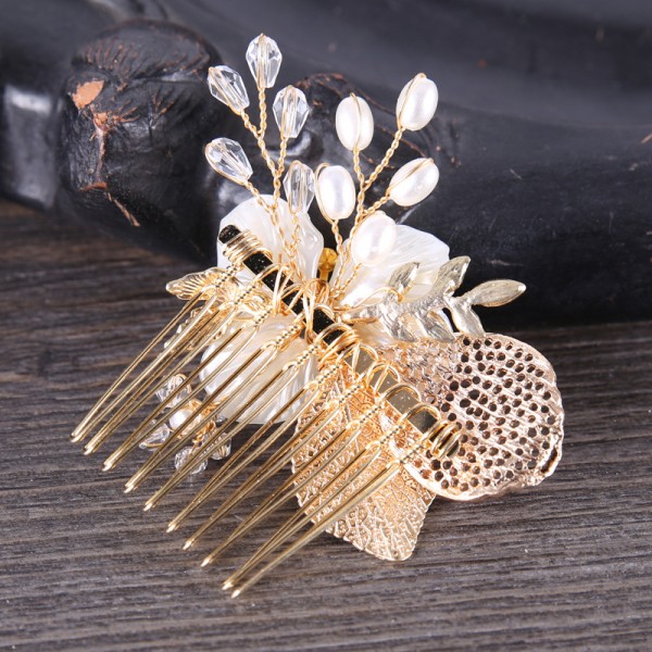 Combs & Barrettes/Headpiece Classic With Venetian Pearl