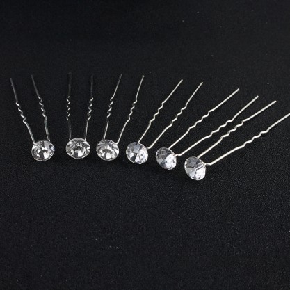 Hairpins/Headpiece Gorgeous With Crystal (Set of 6)