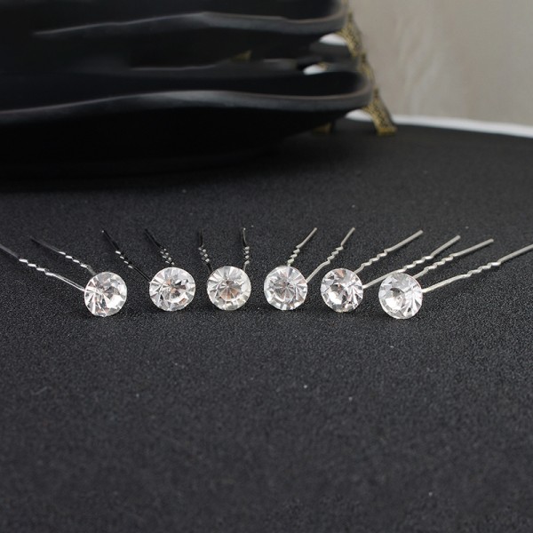 Hairpins/Headpiece Gorgeous With Crystal (Set of 6)