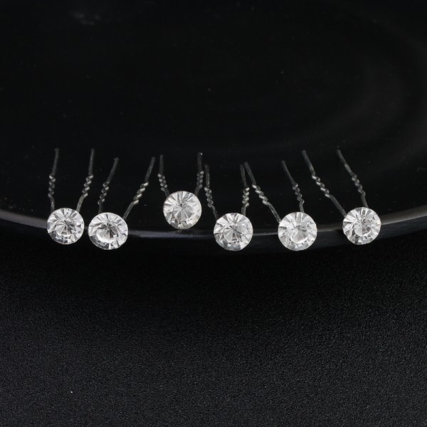 Hairpins/Headpiece Gorgeous With Crystal (Set of 6)