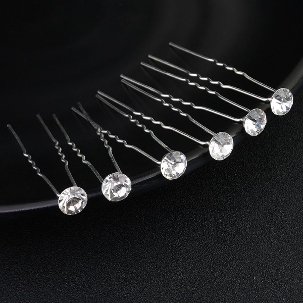 Hairpins/Headpiece Gorgeous With Crystal (Set of 6)