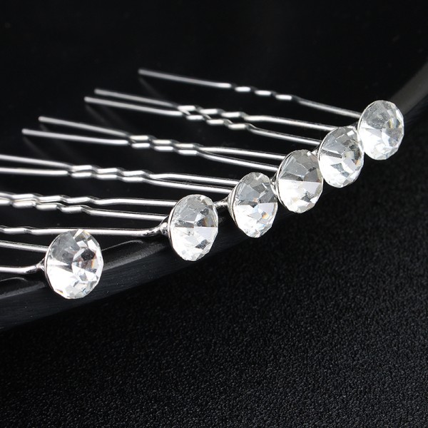 Hairpins/Headpiece Gorgeous With Crystal (Set of 6)