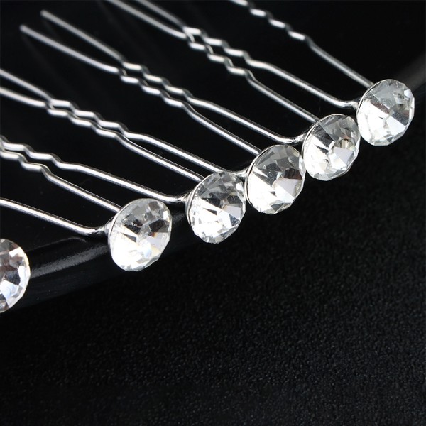 Hairpins/Headpiece Gorgeous With Crystal (Set of 6)