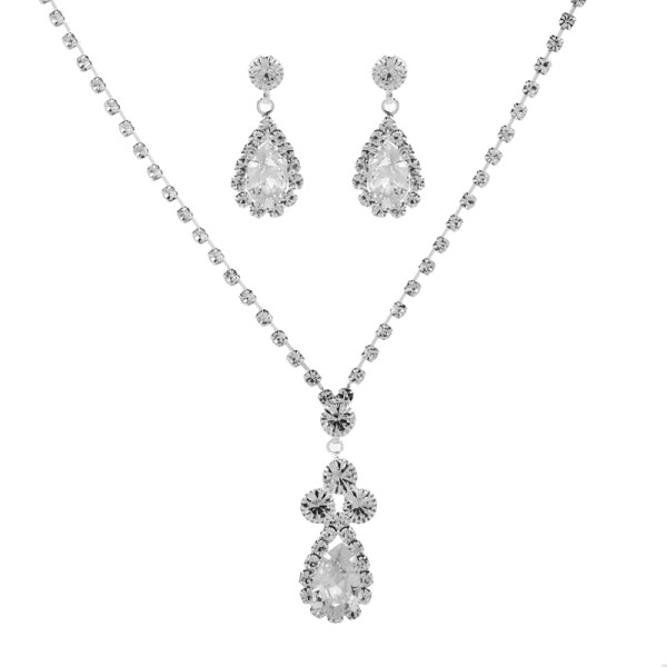 Ladies' Elegant Alloy With Irregular Rhinestone Jewelry Sets