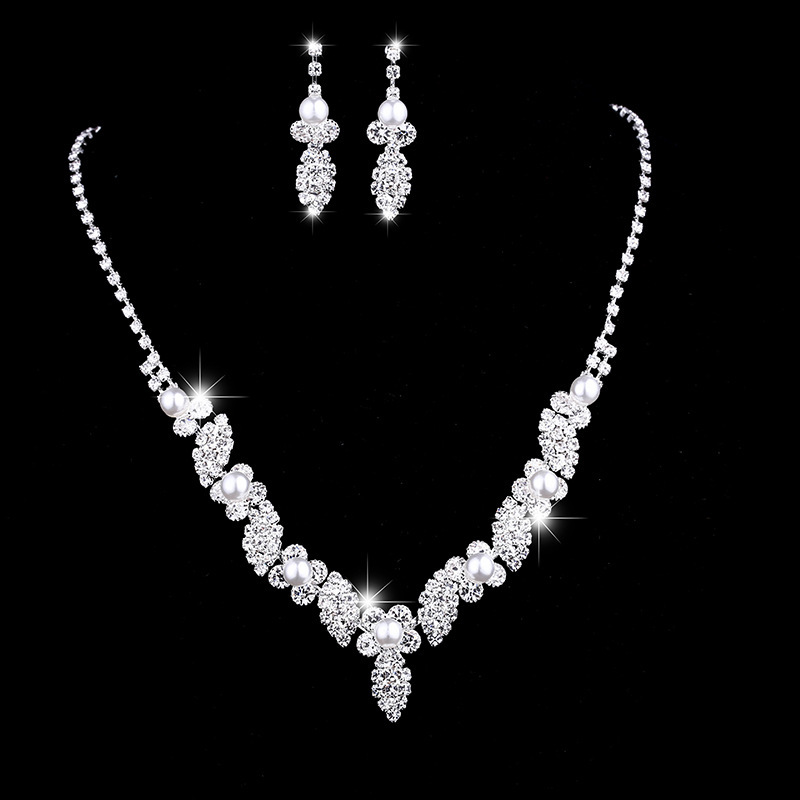 Ladies' Charming Alloy With Irregular Rhinestone Jewelry Sets