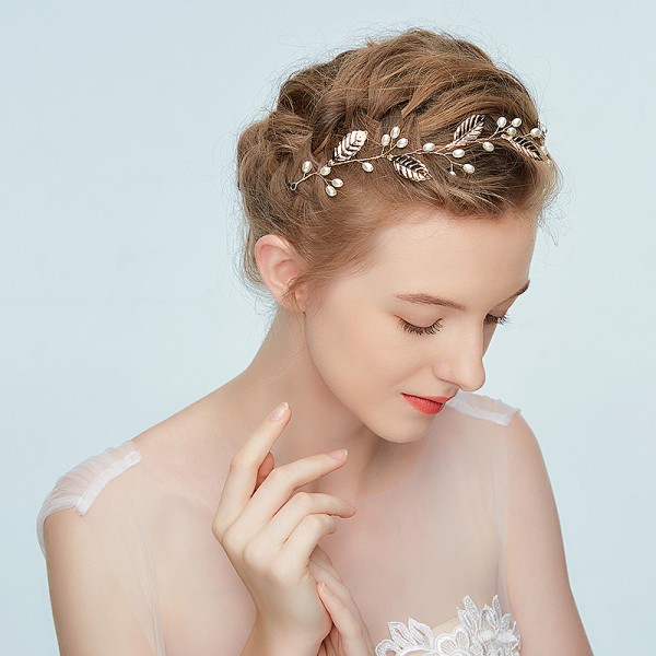 Headpiece/Headbands Special With Rhinestone/Venetian Pearl (Sold in single piece)