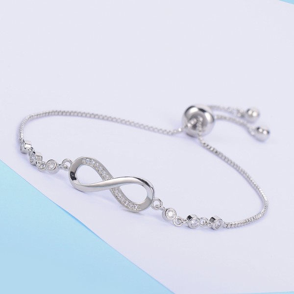 Ladies' Nice Alloy With Irregular Cubic Zirconia Bracelets