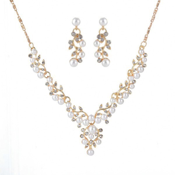 Ladies' Alloy With Irregular Pearl/Rhinestone Jewelry Sets