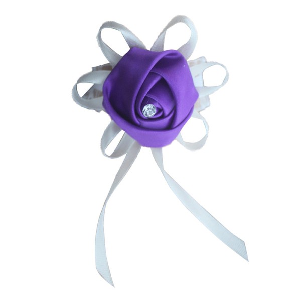 Free-Form Satin Wrist Corsage (Sold in a single piece) -