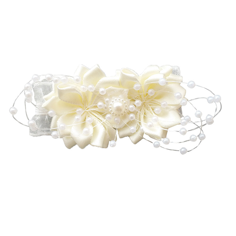 Free-Form Satin Wrist Corsage (Sold in a single piece) -