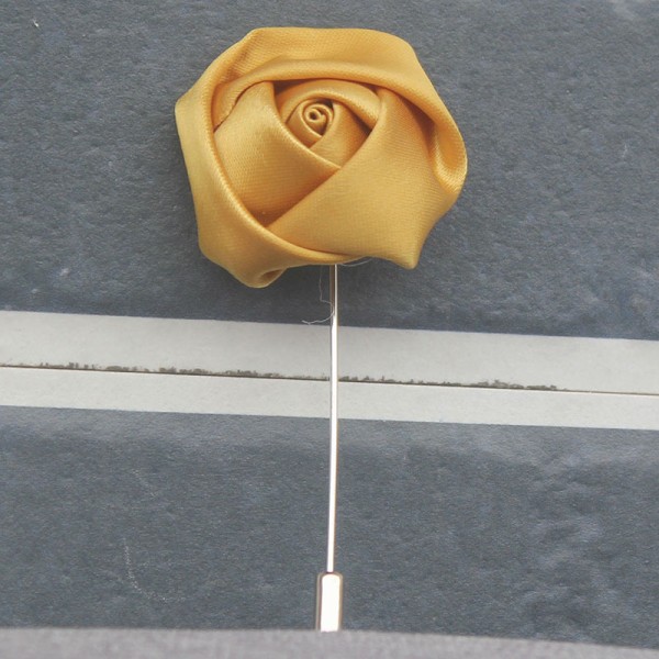 Romantic Free-Form Satin Boutonniere (Sold in a single piece) -