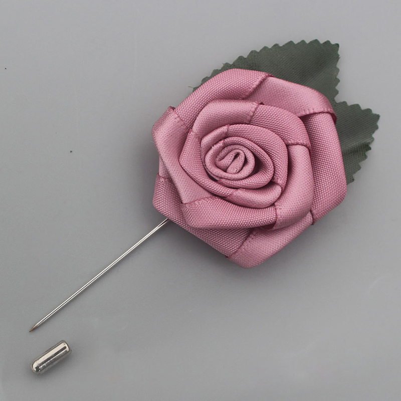 Classic Free-Form Satin Boutonniere (Sold in a single piece) -