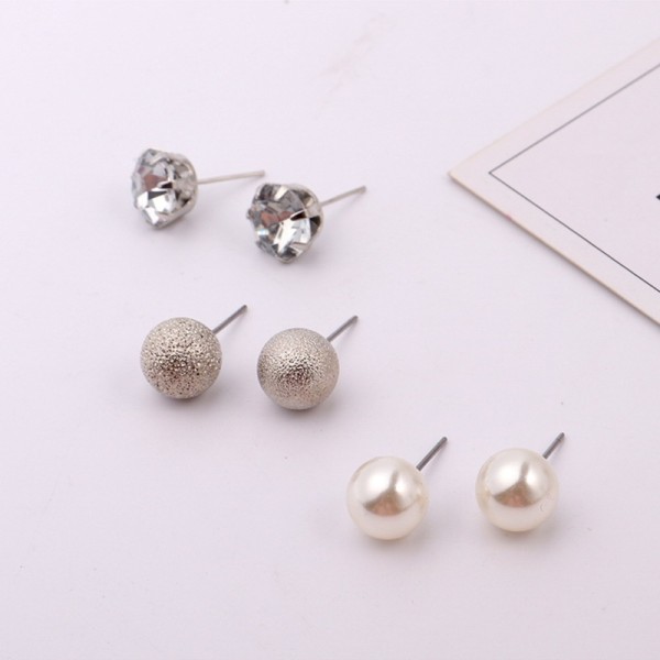 Ladies' Elegant Alloy With Irregular Cubic Zirconia Earrings