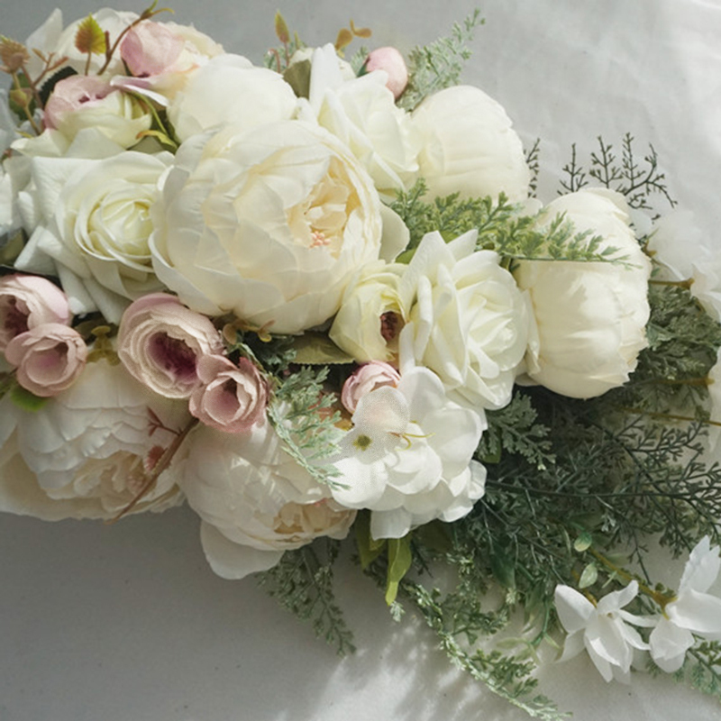 Cascade Silk Flower Bridal Bouquets -