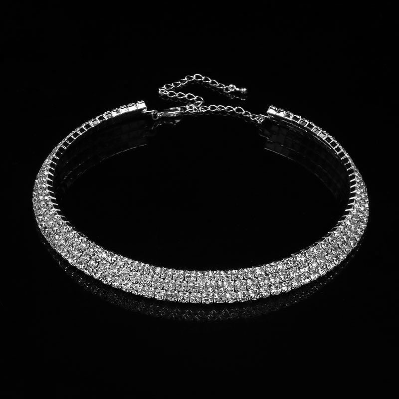 Ladies' Beautiful Alloy With Square Cubic Zirconia Jewelry Sets