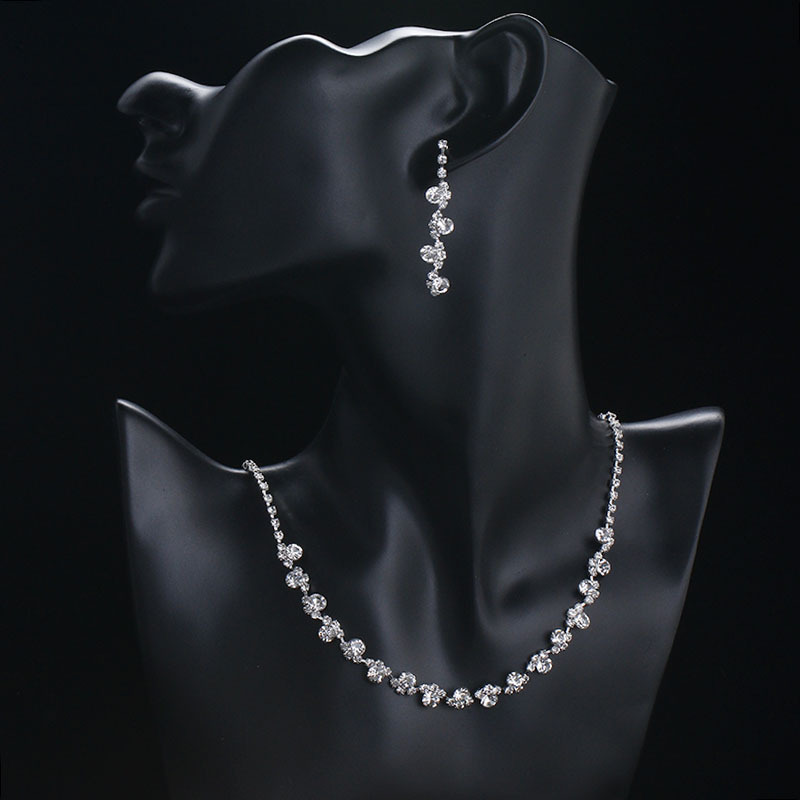 Ladies' Elegant Alloy With Irregular Cubic Zirconia Jewelry Sets