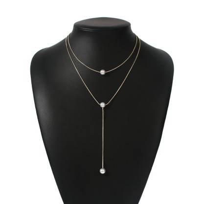 Ladies' Beautiful Alloy With Irregular Cubic Zirconia Necklaces/Fashion jewelry