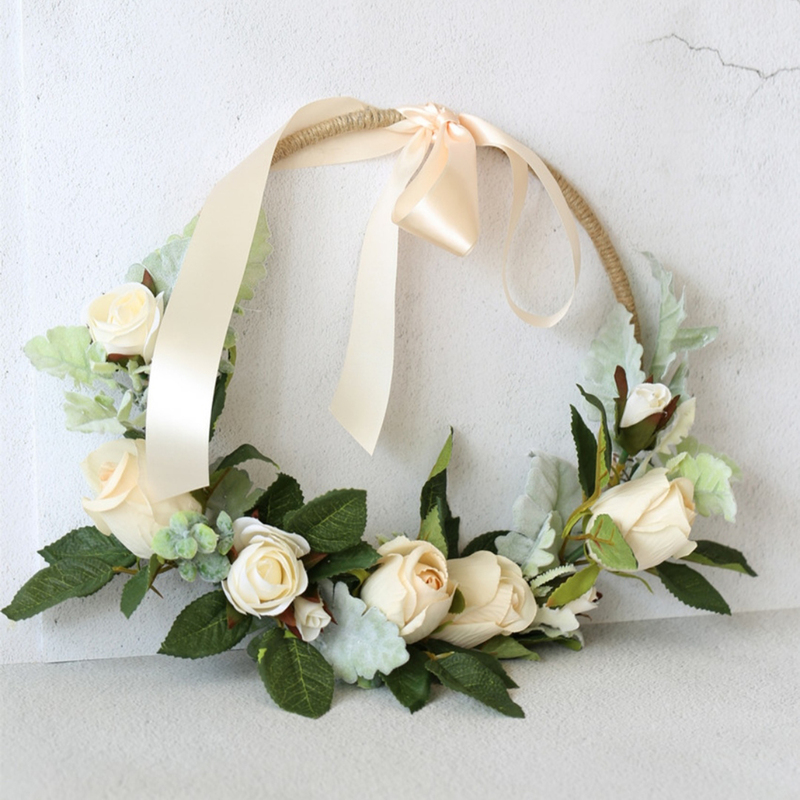 Classic Free-Form Silk Flower Decorations (Sold in a single piece) -