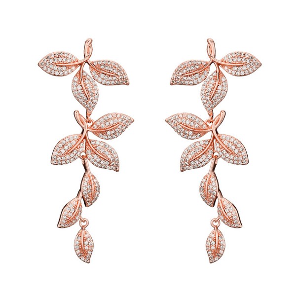 Unique Alloy With Irregular Cubic Zirconia Earrings