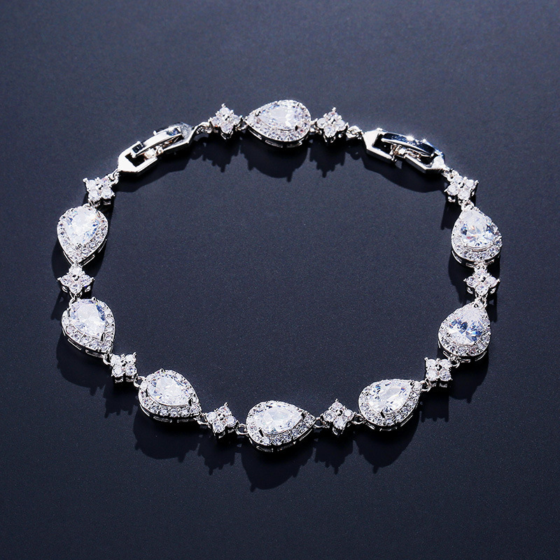 Beautiful Alloy With Irregular Rhinestone Bracelets