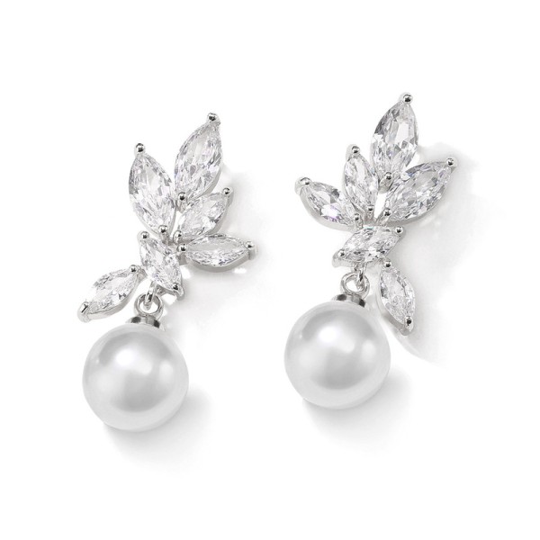 Elegant Alloy With Irregular Cubic Zirconia Earrings