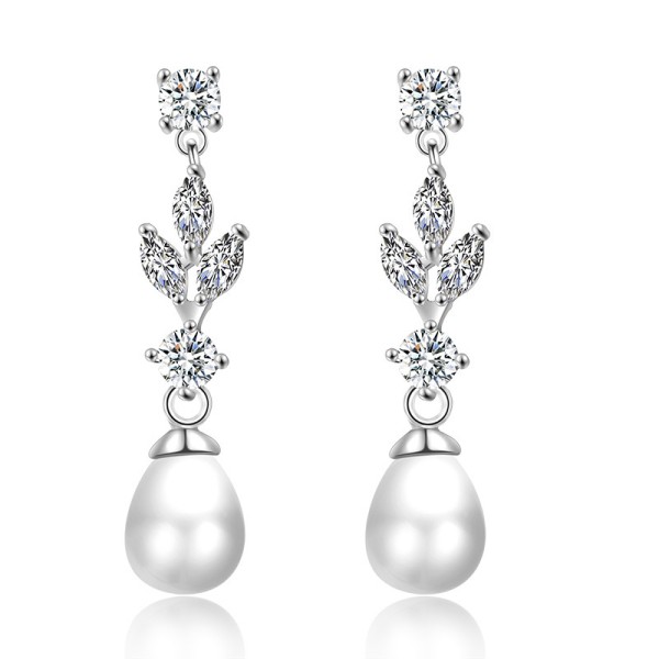 Ladies' Elegant Alloy With Irregular Cubic Zirconia Earrings