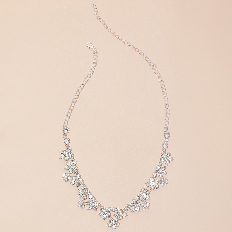 Ladies' Gorgeous Alloy With Irregular Rhinestone Jewelry Sets