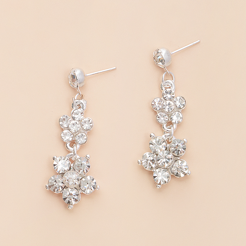 Ladies' Gorgeous Alloy With Irregular Rhinestone Jewelry Sets