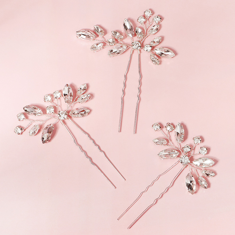 Hairpins/Headpiece Beautiful Ladies With Czech Stones (Set of 3)