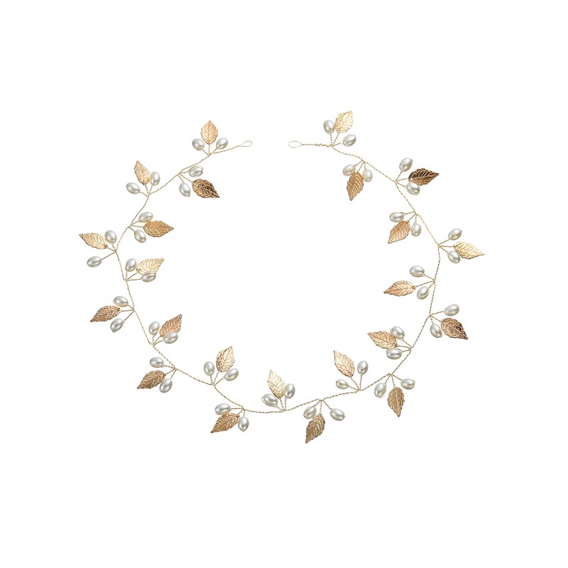 Flower Girl Alloy Headbands With Imitation Pearls