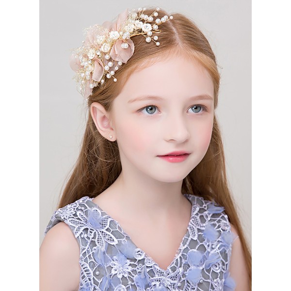 Flower Girl Alloy Headbands