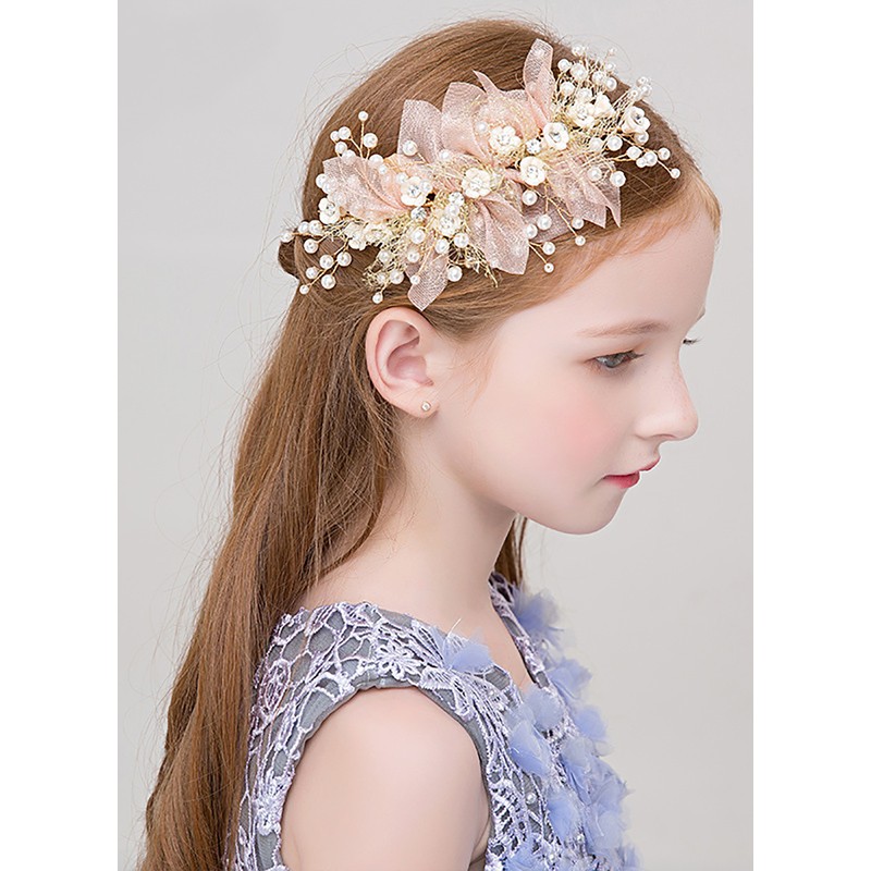 Flower Girl Alloy Headbands