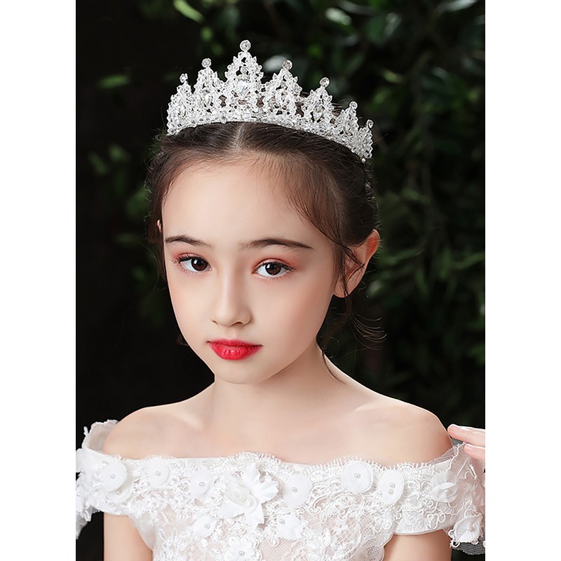 Flower Girl Alloy Headbands