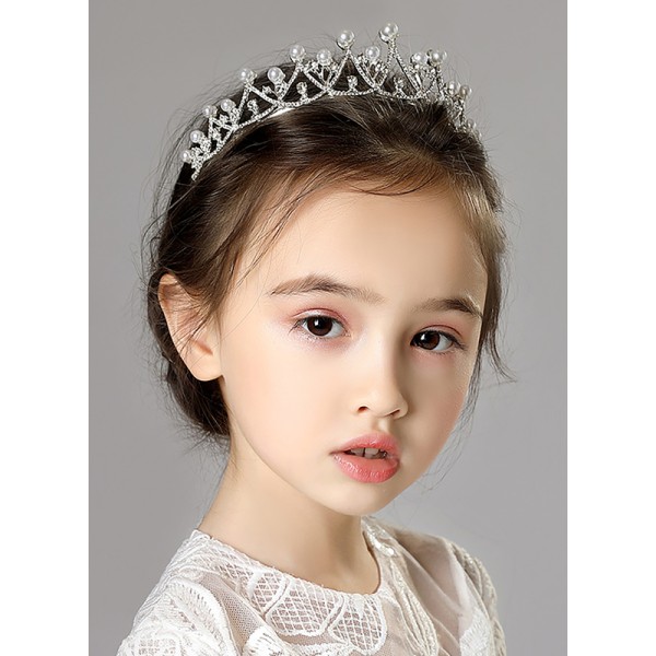 Flower Girl Alloy Headbands