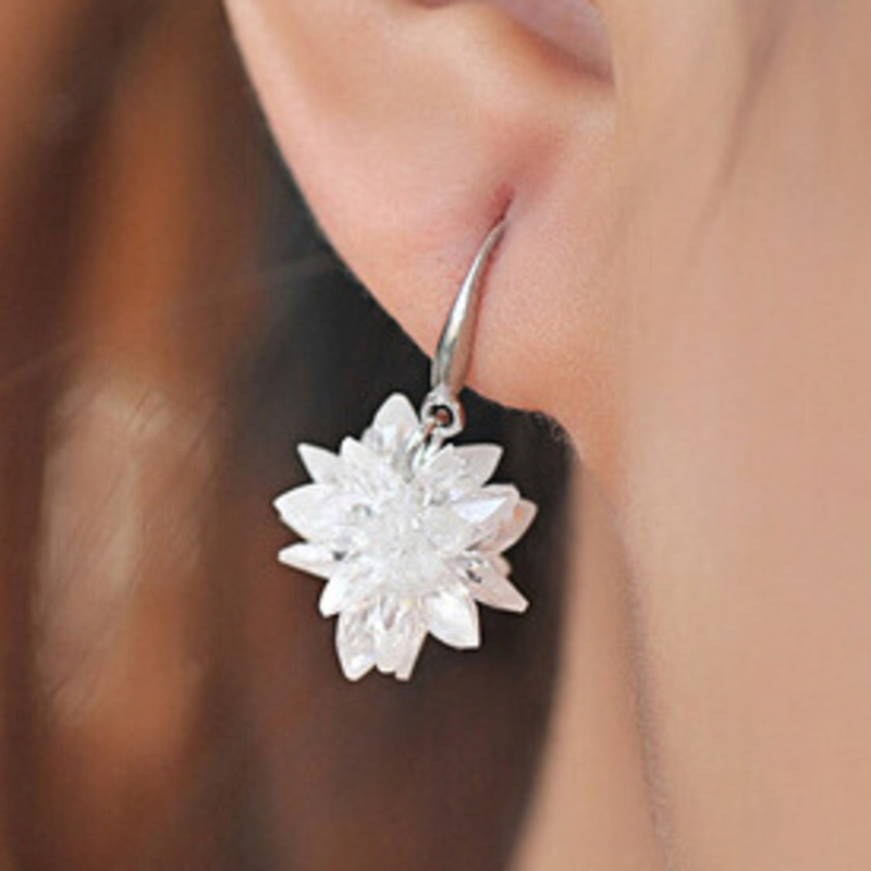 Ladies'/Couples' Elegant/Fashionable/Classic Alloy With Irregular Crystal Earrings