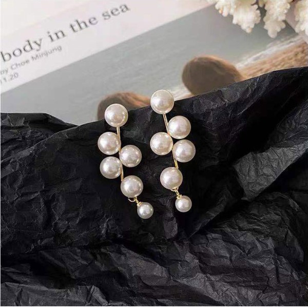 Elegant/Fashionable/Classic Alloy With Round Imitation Pearls Earrings