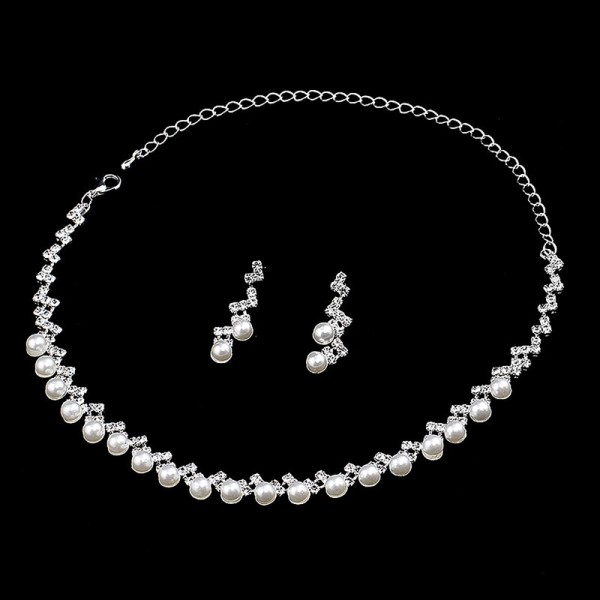 Ladies'/Couples' Elegant/Fashionable/Classic Alloy With Irregular Pearl/Cubic Zirconia Jewelry Sets For Her