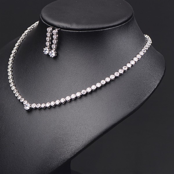 Ladies'/Couples' Elegant/Fashionable/Classic Alloy With Irregular Cubic Zirconia Jewelry Sets